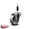 Service Caster 3'' Semi Steel Wheel Swivel 7/8'' Expanding Stem Caster SCC-EX20S314-SSS-78 - alternate 2